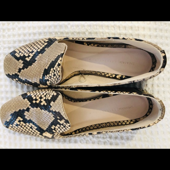 ZARA loafers snakeskin - Picture 2 of 6